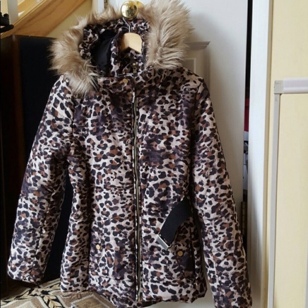 Cheetah Print Winter Jacket